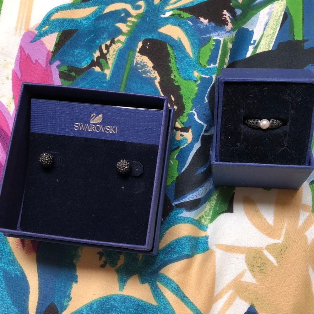 NOT FOR SALE Swarovski ring and earrings